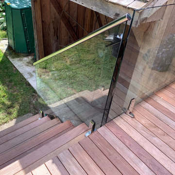 Glass Deck Guardrail, Wayland, MA