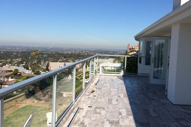 Example of a trendy deck design in Orange County