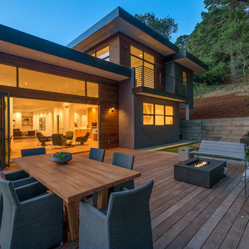 Glass + Timber Mill Valley Contemporary