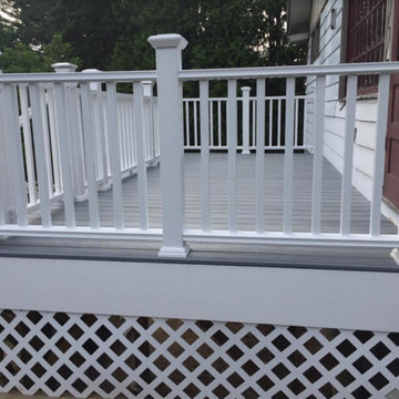Glens Falls Deck with Trex Decking and Composite Railing