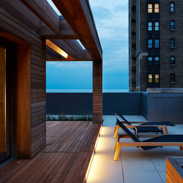Goethe Street Residence - private rooftop terrace