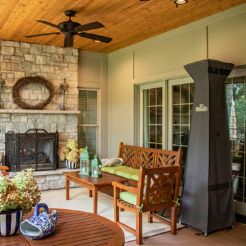 Gorgeous Fireplace Feature - Outdoor Room