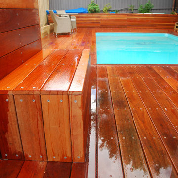 Hardwood Pool Deck