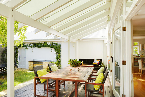 Traditional Deck by Suzanne Hunt Architect