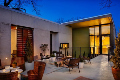Moderne Terrasse in Austin