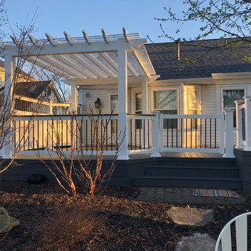 Hilliard OH Deck Replacement and Low Maintenance Pergola