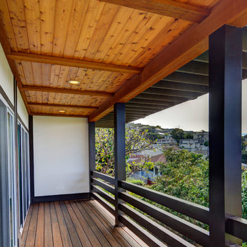 Hillside House with Japanese Influences