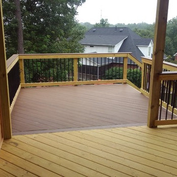 Hoover, AL, Sunroom, Deck and Covered Porch Combination In Lake Crest