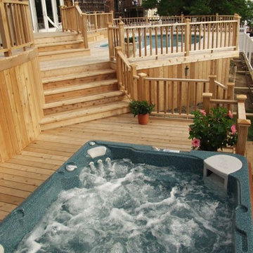 Hot Tub Cedar Deck (Long Island/NY):