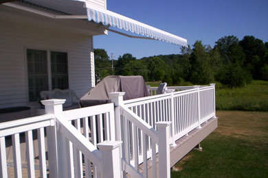 Exempel på en modern terrass