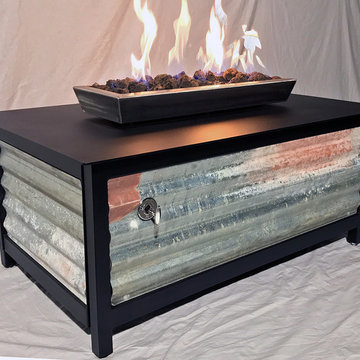 IMPACT Fire Table - Heavy Duty Steel Fire Pit Tables, Modern / Industrial Design
