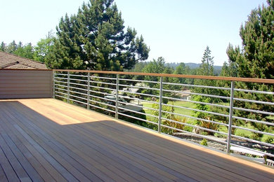 Ipe and Steel rail deck