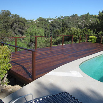 Ipe hillside decks