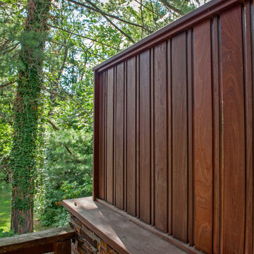 Ipe Wood Privacy Screen