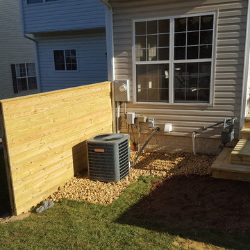 Irrigation Work and Deck