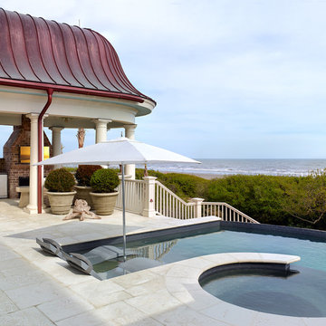 Kiawah Classic updated Shingle Style oceanfront home