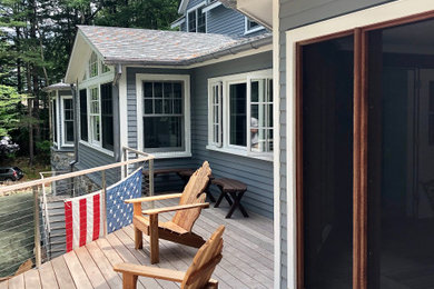 Mid-sized country deck photo in Other