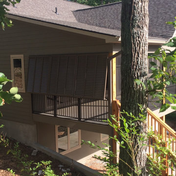 Lake Keowee Home Screened and Fortress Handrails Installed