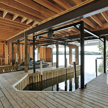 Lake of the woods boathouse