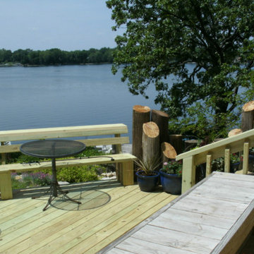 Lakeside Deck with Unlimited Views and Seating
