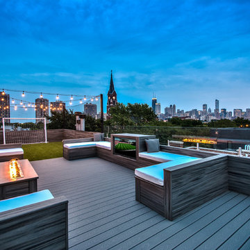 Lincoln Park Rooftop with soccer field