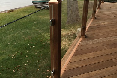 Inspiration for a modern deck remodel in Other