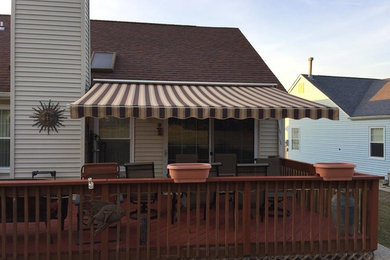Manually Operated Roof Mounted Retractable Awning in Brick NJ by Shade One