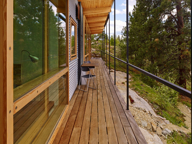 Rustic Deck by The Robert Crowe Team - RE/MAX Vancouver