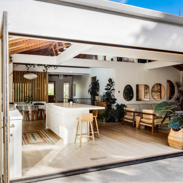 Mid-Century Modern Design with Indoor/Outdoor Living Featuring Folding Doors