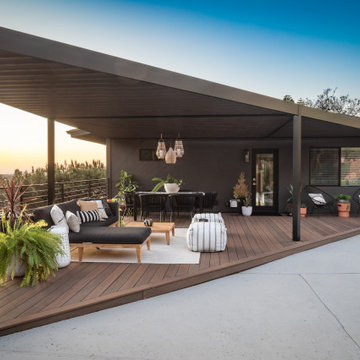 Mid century Outdoor Living Remodel