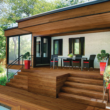 Modern Covered Deck