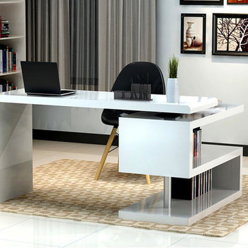Modern office desk - J&M Furniture