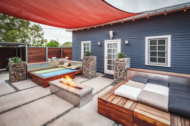 Inspiration for a modern deck remodel in San Diego