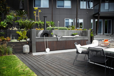 Photo of a contemporary terrace in Sydney.