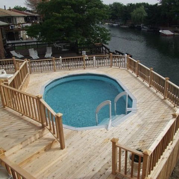 Multi-level Cedar Deck (Long Island/NY):