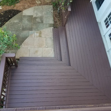 Multi-Level Cedar Deck Remodel & Stain