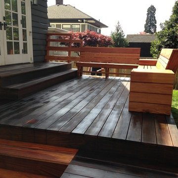 Multi level deck and benches