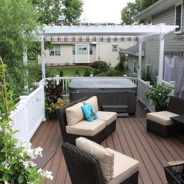 Multi-Level Deck with Hot Tub