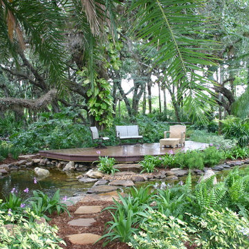 Natural Waterfall & Tropical Gardens