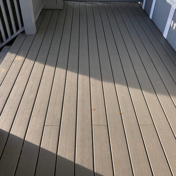 New Composite Deck and Aggregate Stair Stringer Rebuild + Paint