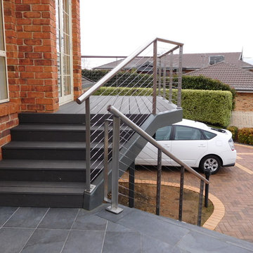 New Deck on a Traditional Brick Home - Fantastic!