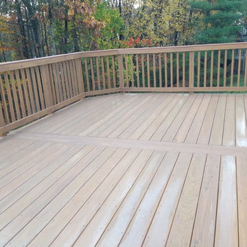 New Deck Stained