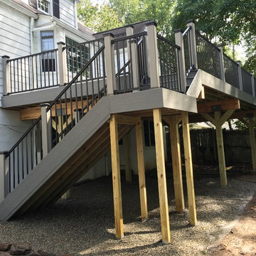 New Providence deck. Select decking, Reveal railings