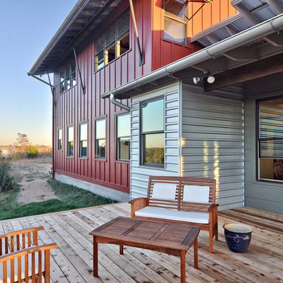 Deck - rustic deck idea in Austin