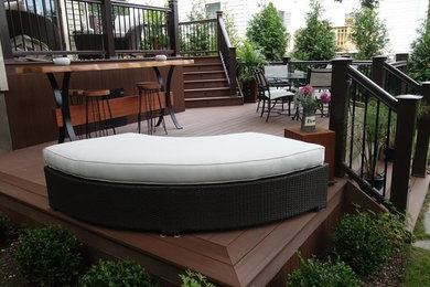 Example of an arts and crafts deck design in New York