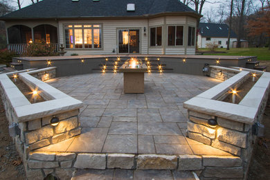 Inspiration for a transitional patio remodel in Grand Rapids