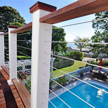 Old Lyme, CT: Cable & Fittings for Balcony Overlooking Pool