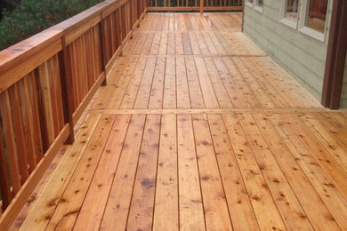 Oregon city cedar deck