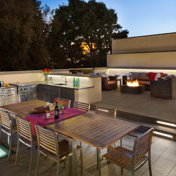 Outdoor Kitchen and Fire Pit for Entertaining