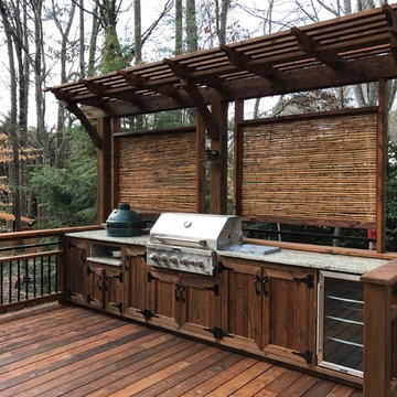Outdoor Kitchen East Cobb with Green Egg